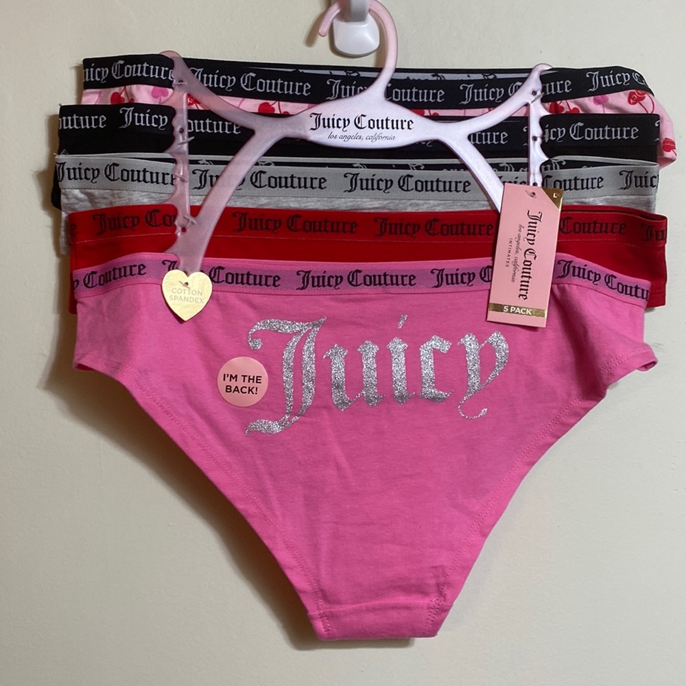NWT Juicy couture 5 pack underwear
